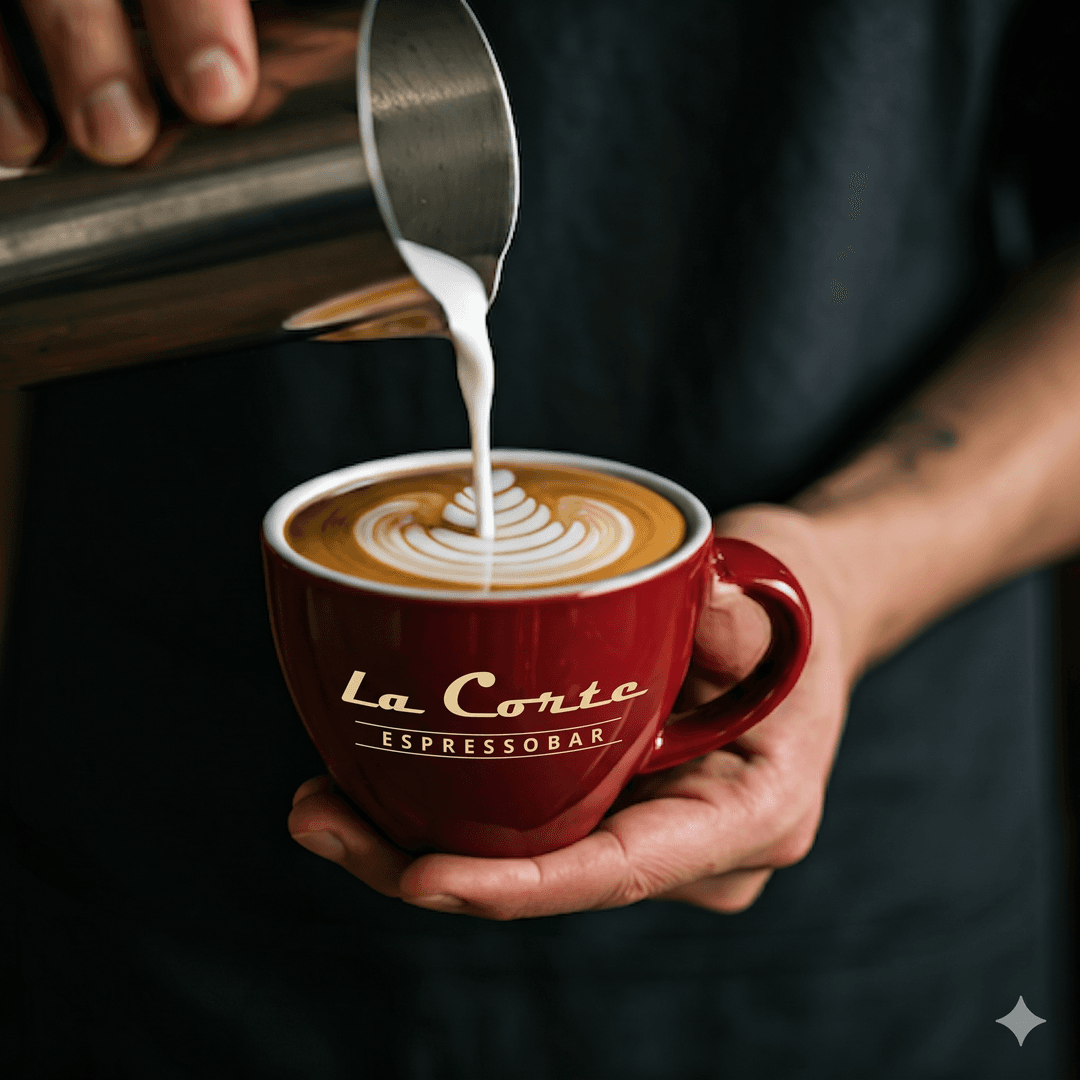 Barista bei der Arbeit